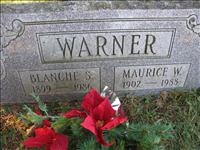 Warner, Maurice W. and Blanche S